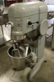 Hobart H-600 mixer with stainless bowl, paddle, whip, dough hook - 3 phase