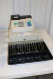 Royal 111cx cash register with cash drawer