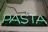 Neon pasta sign