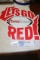 Coors Light - Lets go Red metal wall sign