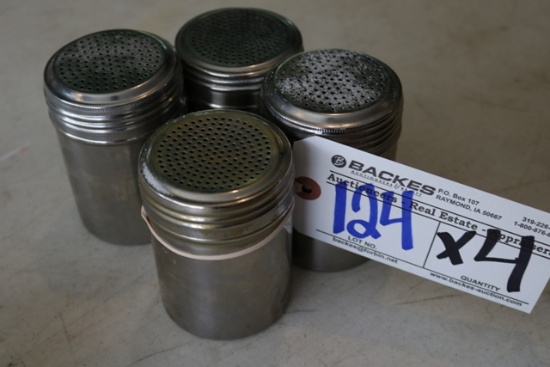 Times 4 stainless range shakers