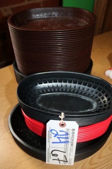 67 misc. color & size food baskets