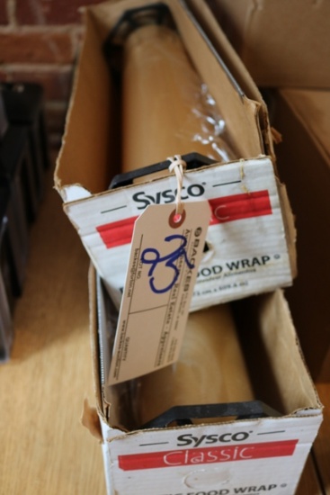 2 open boxes food film