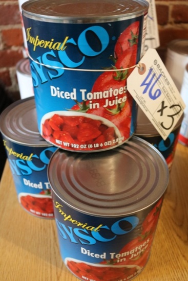 Times 4 cans diced tomatoes