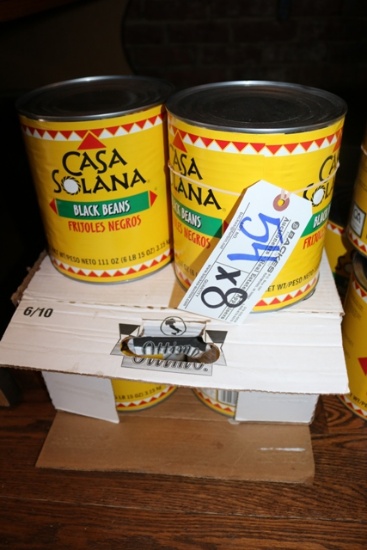 Times 8 cans Casa black beans