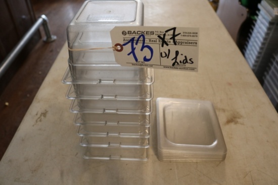Times 7 Acrylic 1/6 x 4" pans w/ lids