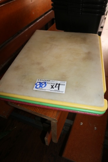 Times 4 poly cutting boards