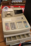 Sharp XE-A205 cash register w/ broken drawer latch