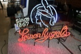 Leinkugel neon light - works