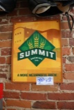 Times 2 Summit Brewing & Pabst Blue Ribbon Football metal wall signs