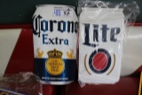 Times 2 Corona & Miller Light metal wall signs