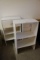 3 piece white melamine bookshelf base cabinet