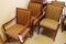 Times 6 - Maple finish dining chairs