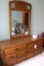 Dresser with mirror