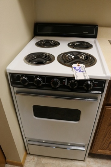 Kenmore 21" 4 burner electric range with oven