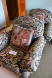 Pair of overstuffed chairs