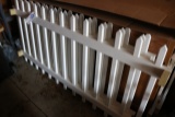 All to go - White plastic fence 22 liner feet