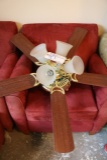 Ceiling fan with light