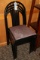 Times 4 - black metal dining chairs