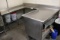 72” x 91” x 60” Stainless U-shape right side clean table
