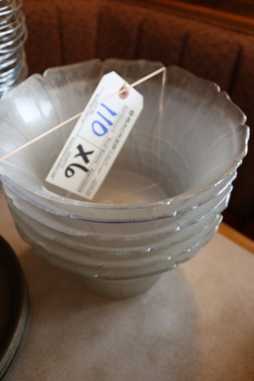 Times 6 - Acrylic salad bowls