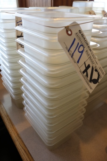 Times 12 - 1/6 x 4" acylic inset pans - no lids