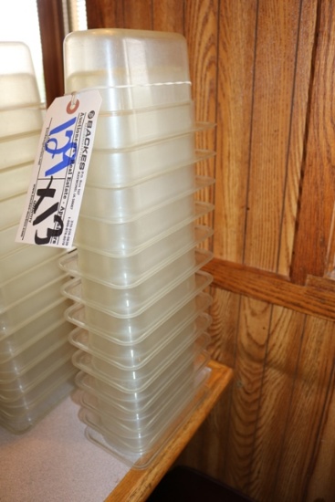 Times 13 - 1/9 x 4" acrylic inset pans - no lids