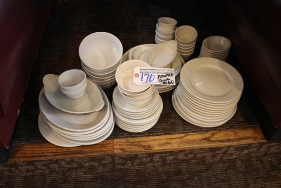 Assorted china to go
