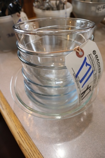 Times 7 - Glass mixing bowls