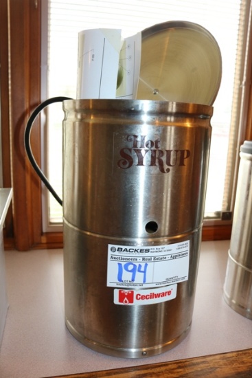 Cecilware 437200 hot syrup dispenser