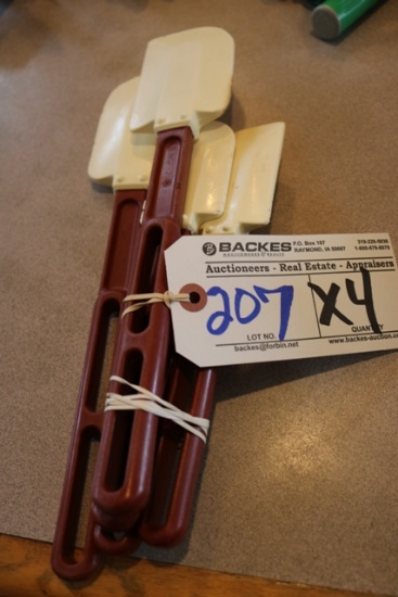 Times 5 - Red handled bowl scrappers