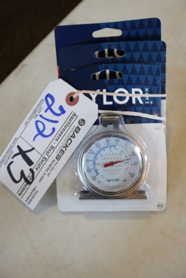 Times 3 - New Taylor fridge & freezer thermometers