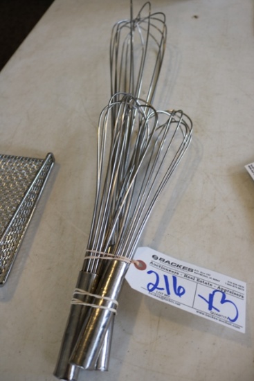 Times 3 - Stainless hand whips