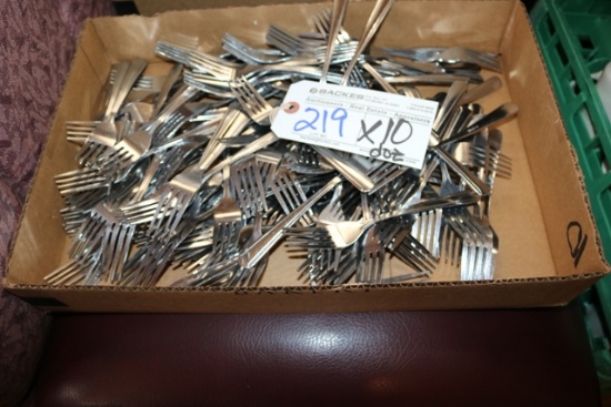Times 10 - Dozen  forks