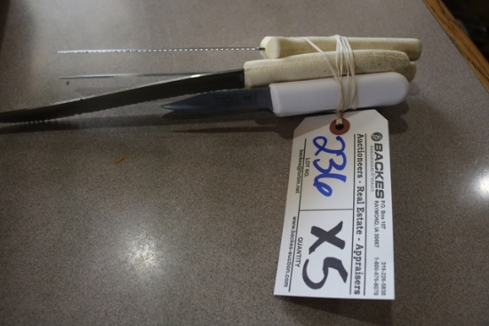 Times 5 - Knives - paring & seraded bread