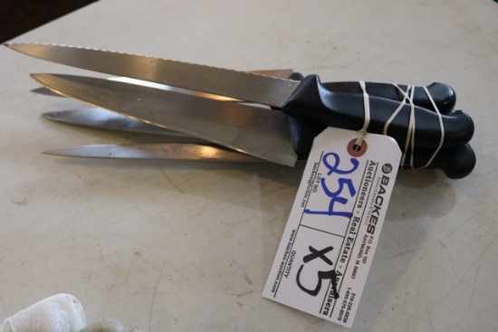 Times 5 - Black poly knives