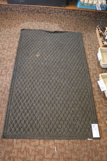 36" x 60" diamond black entrance mat - rough