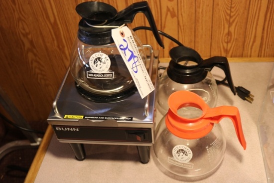 Bunn Satelite coffee warmer with 3 pots
