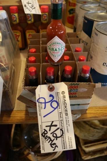 Times 12 - Bottles of Tobasco hot sauce