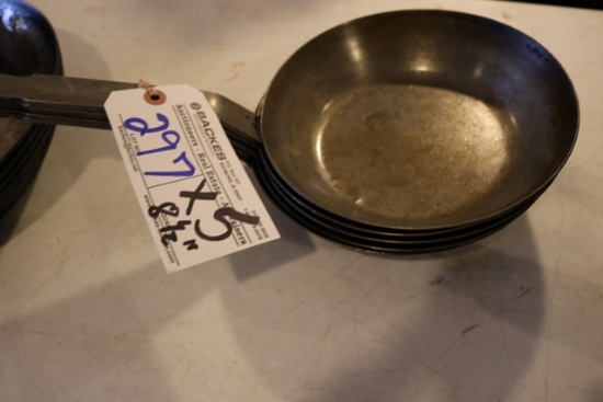 Times 5 - 8.5" metal skillets