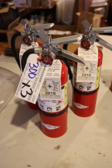 Times 3 - Amerex ABC fire extingushers