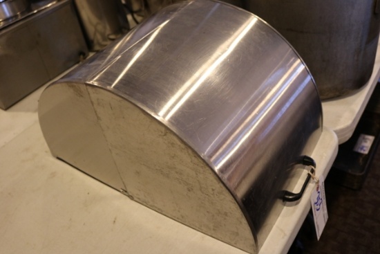 12" x 20" hinged steam table lid
