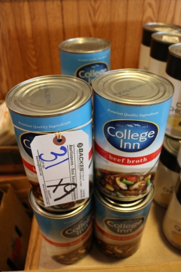 Times 9 - 48 oz cans of beef broth