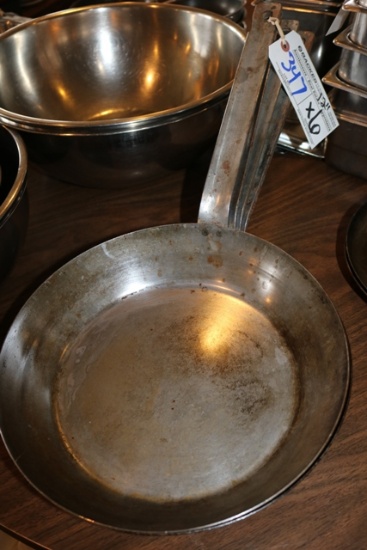 Times 6 - 12" steel skillets