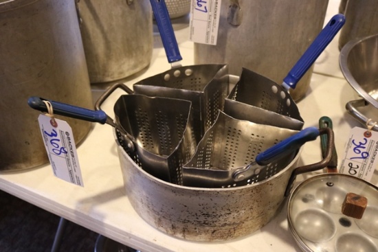 Aluminum pasta cooker