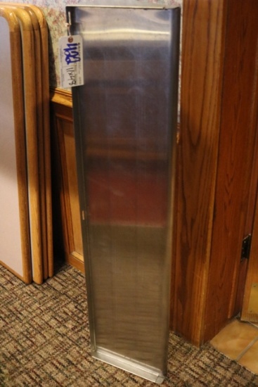 11" x 48" Stainless wall mount over shelf