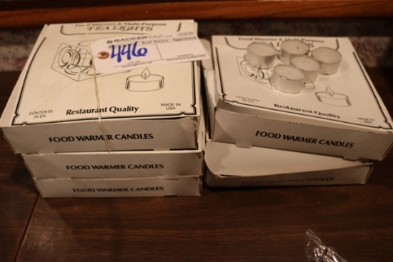 5 boxes tea lights