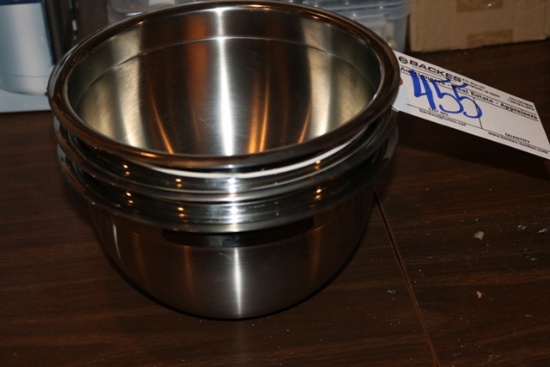 Times 3 - Stainless mixing bowls