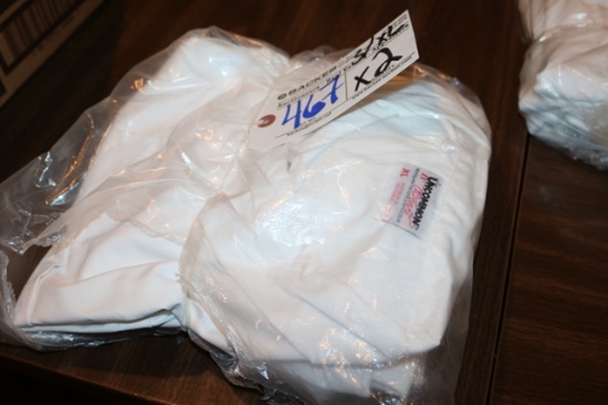 Times 2 - Small & XL white catering jackets