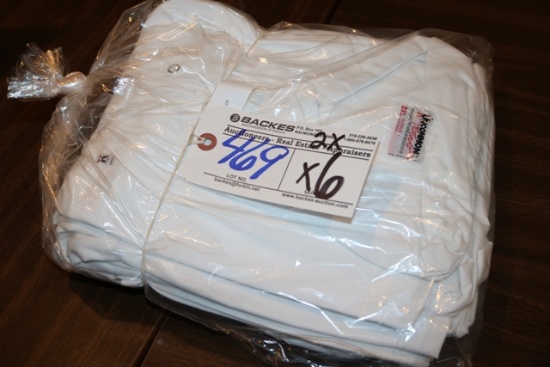 Times 6 - 2XL white catering jackets